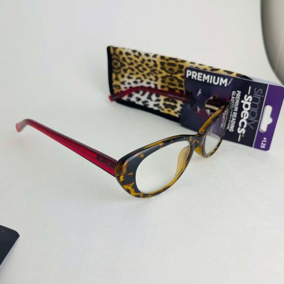 RG0361 Lot of 3 Simply Specs Foster Grant Womens Reading Glasses W/ Case +1.25 - Picture 4 of 7